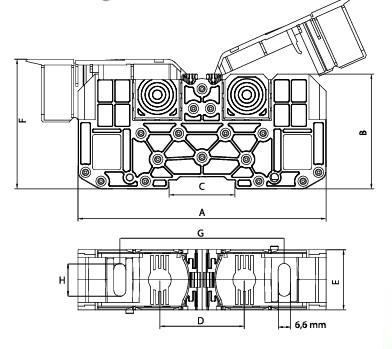 MRK 120mm² PABUÇ BAĞLANTILI RAY KLEMENS (KAPAKLI)