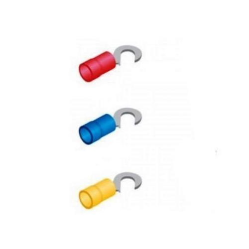 HOOK TYPE INSULATED TERMINALS (EXTRA DOUBLE TERMINALED)