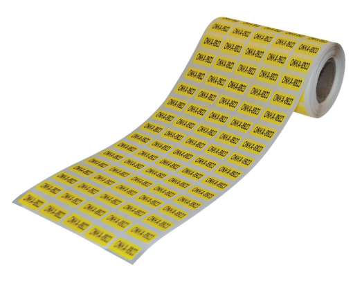 9X15 mm yellow Component Label