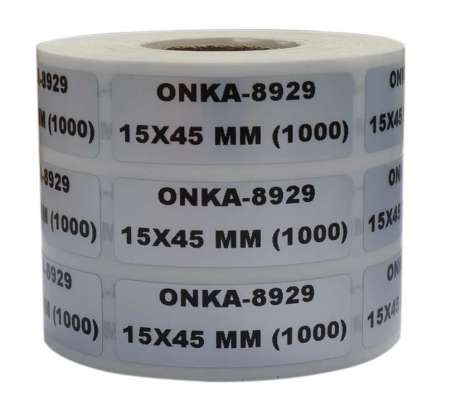 13X26 mm Silwermat Thin Panel Label (EKO)