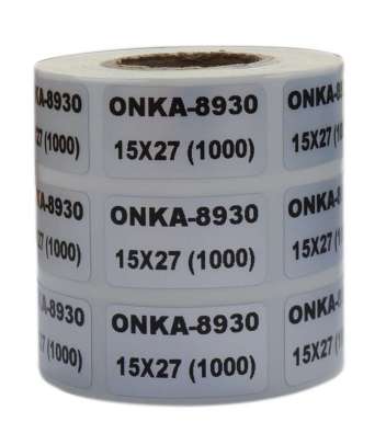 15X45 mm Silwermat Thin Panel Label (EKO)