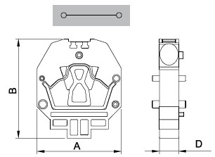 MPK 2,5mm² YAY BAĞLANTILI MİNİ RAY KLEMENS