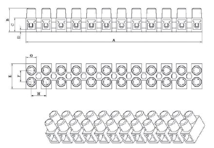 NO:0 0,75-1,5mm² POLİPROPİLEN PLASTİK SIRA KELEMSNLER