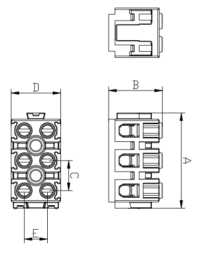 NO:1-3'LÜ MODÜL CİHAZ KLEMENS