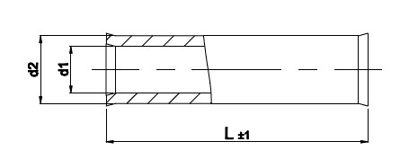 50 mm² ALÜMİNYUM EK MUF 