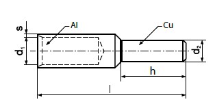 185 mm² BAKIR ALÜMİNYUM EK MUF (PİNLİ)