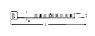 2,5X100MM2 STANDART KABLO BAĞI 