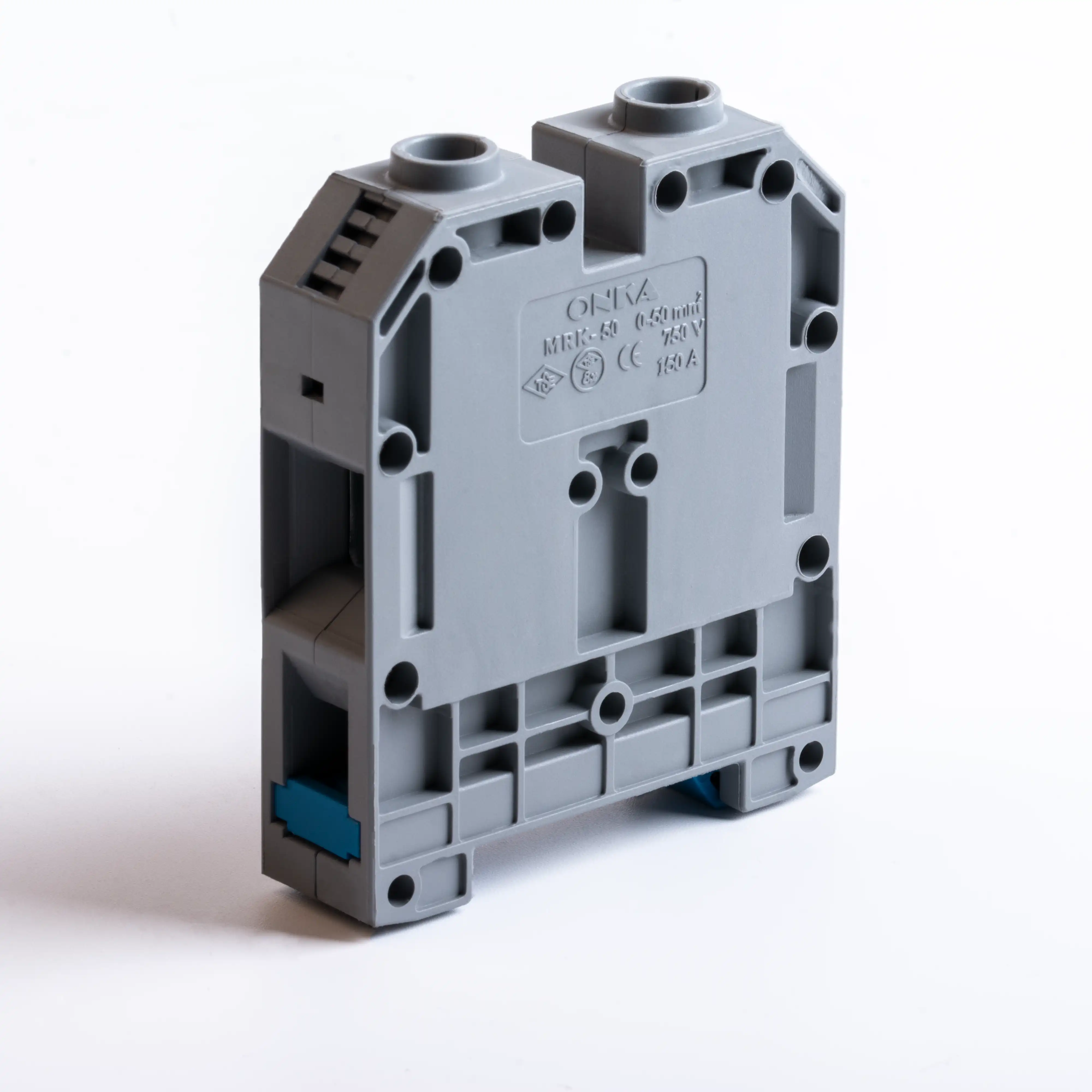 MRK 50mm² VİDA BAĞLANTILI RAY KLEMENS GRİ - Ürün Görseli