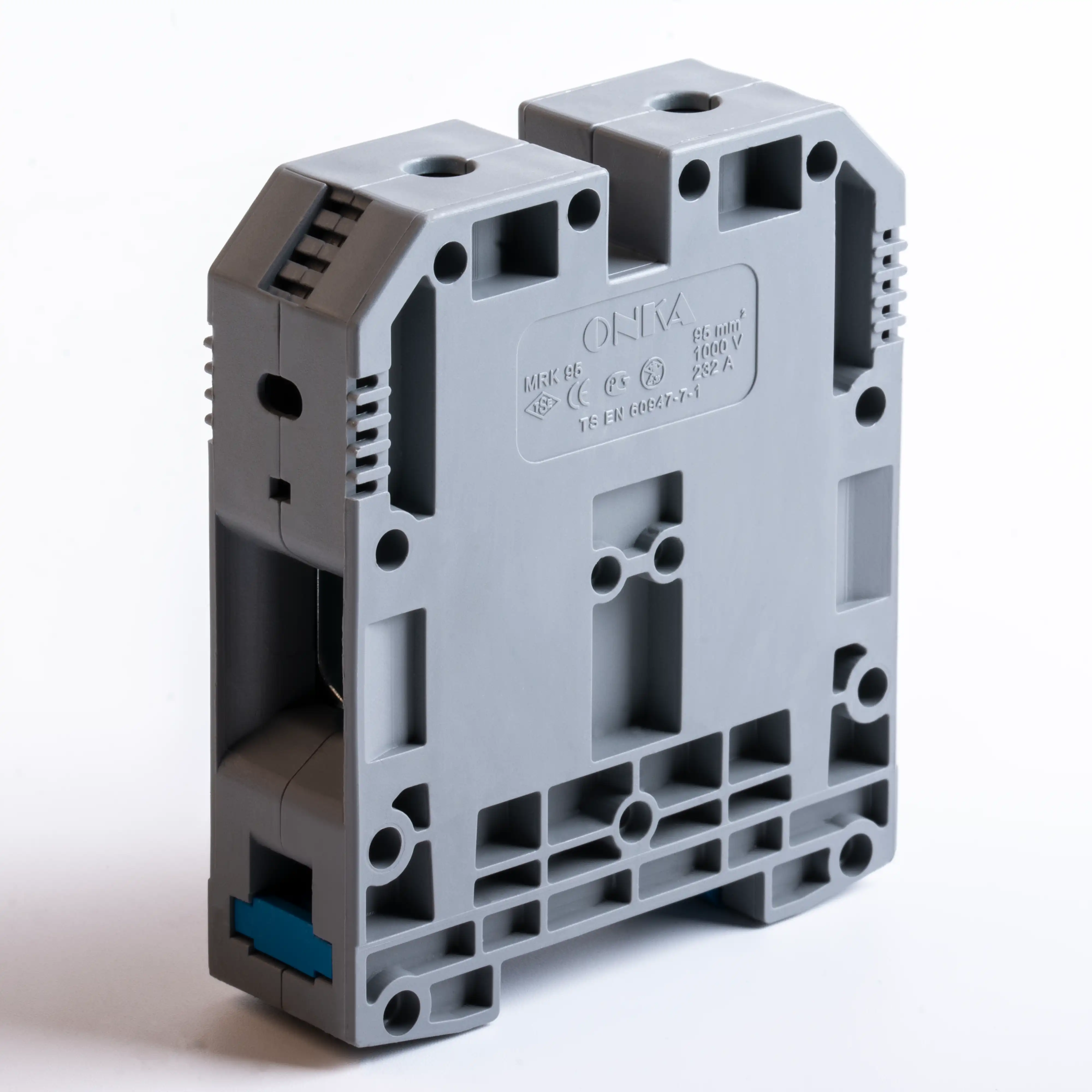 MRK 95mm² VİDA BAĞLANTILI RAY KLEMENS GRİ - Ürün Görseli
