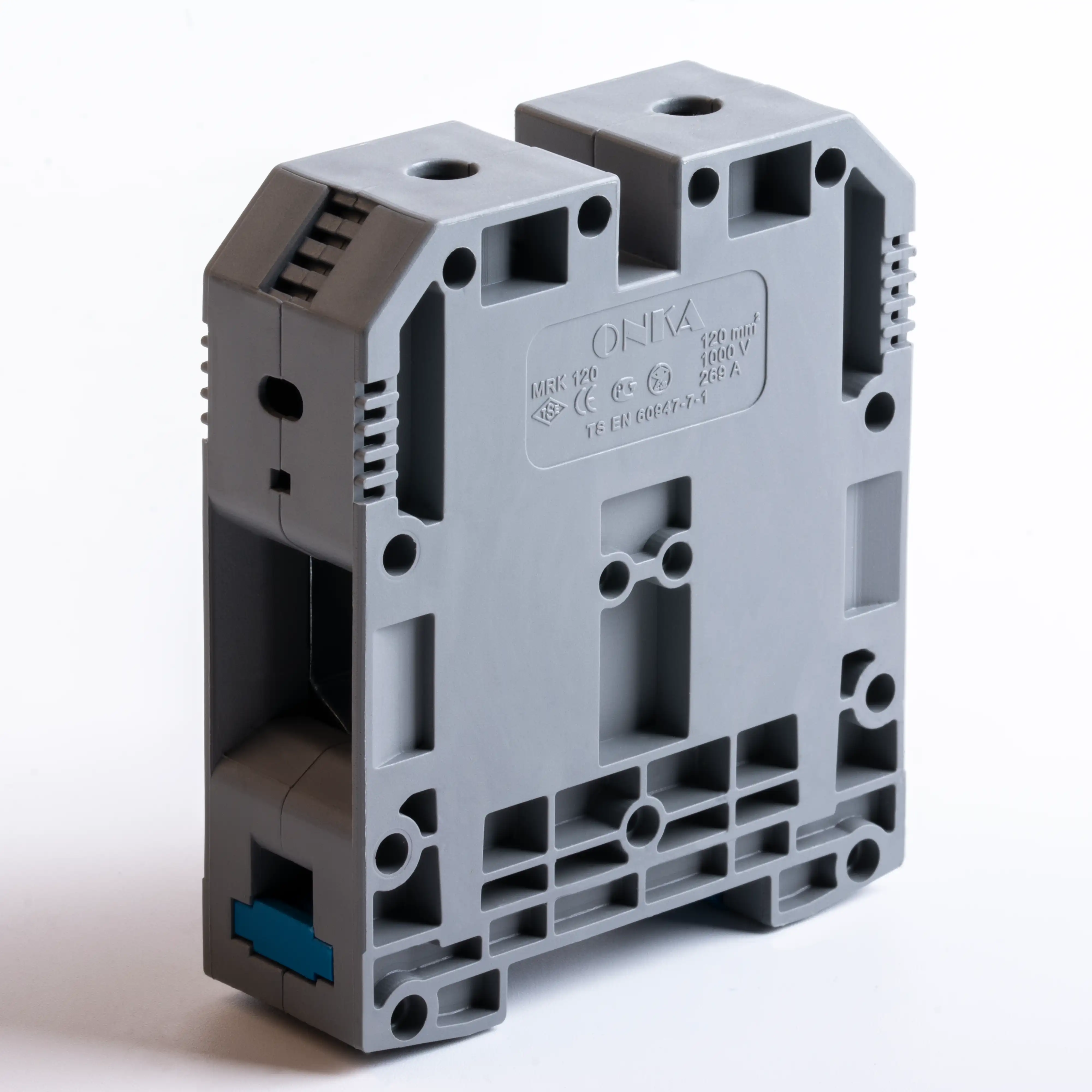 MRK 120mm² VİDA BAĞLANTILI RAY KLEMENS GRİ - Ürün Görseli