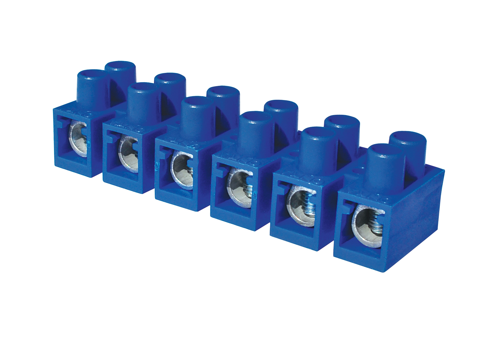 NO:2 4-6mm² POLİPROPİLEN PLASTİK SIRA KLEMENSLER MAVİ
