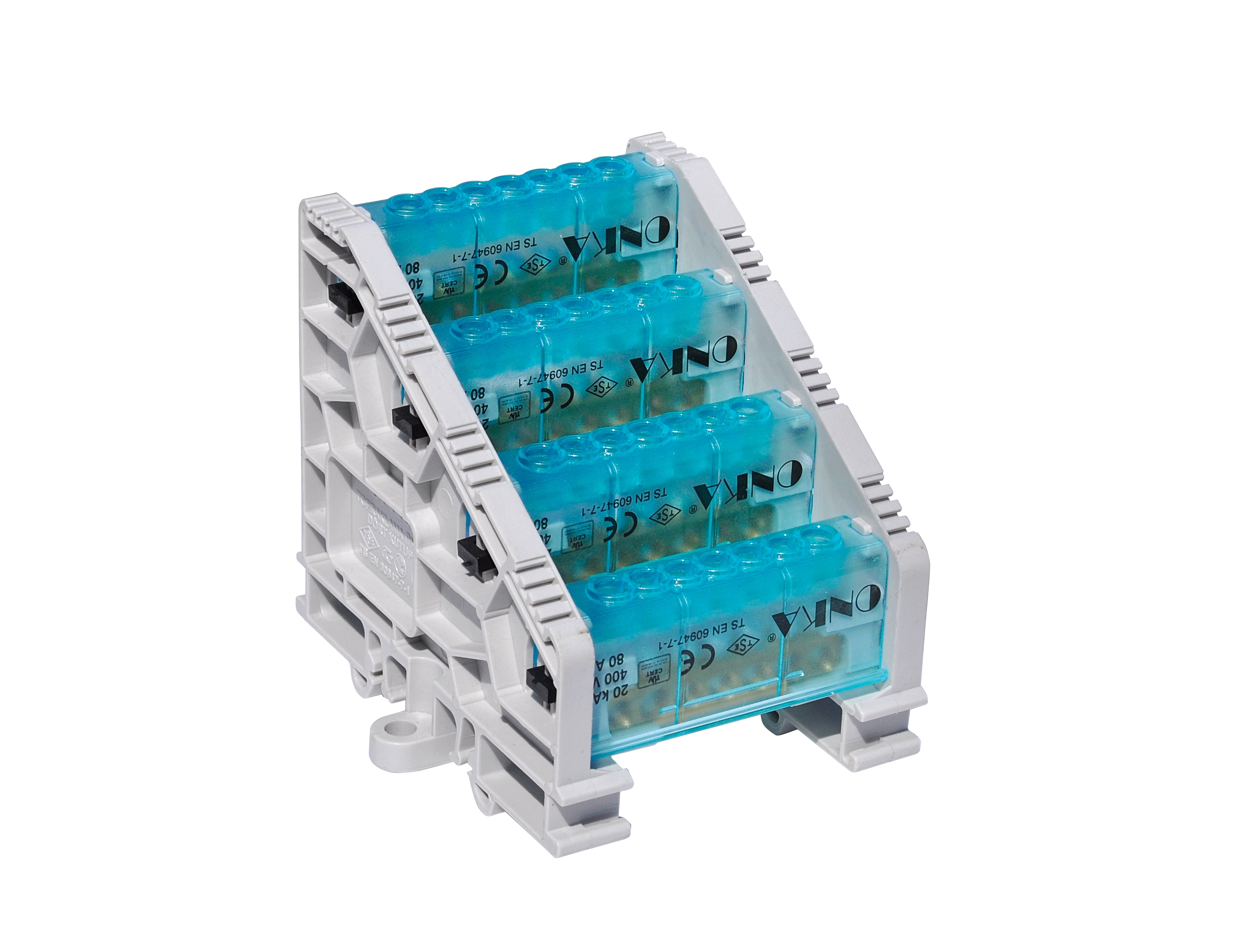 6.5x9mm² 2/5 DÖRT KUTUPLU DAĞITICI ÜNİTE, KAPAKLI (YÜKSEK TİP) - Ürün Görseli