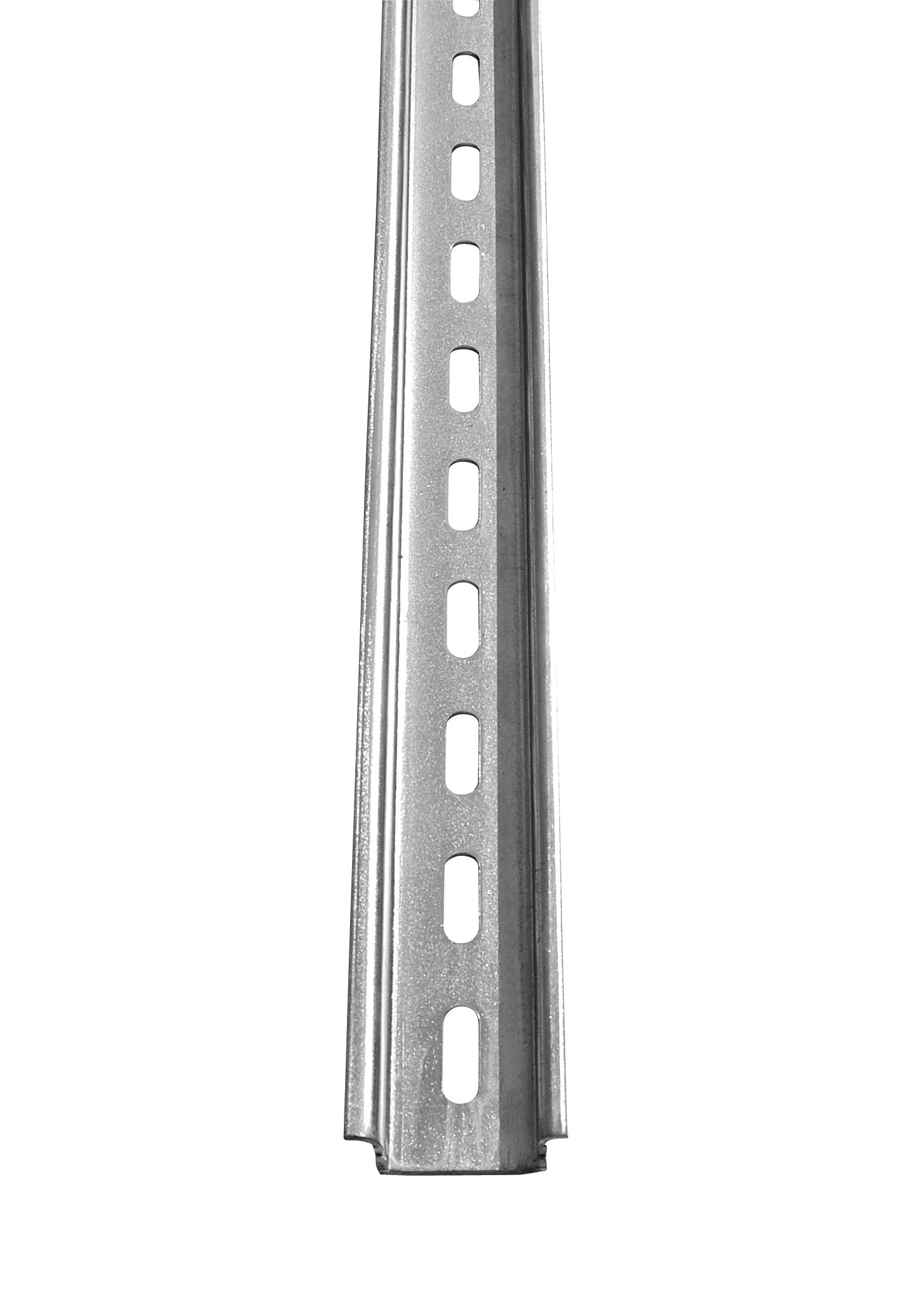 35x15 DELİKLİ SAC DIN MONTAJ RAYLARI 1,5mm (Cr+3 Kaplama), 1MT