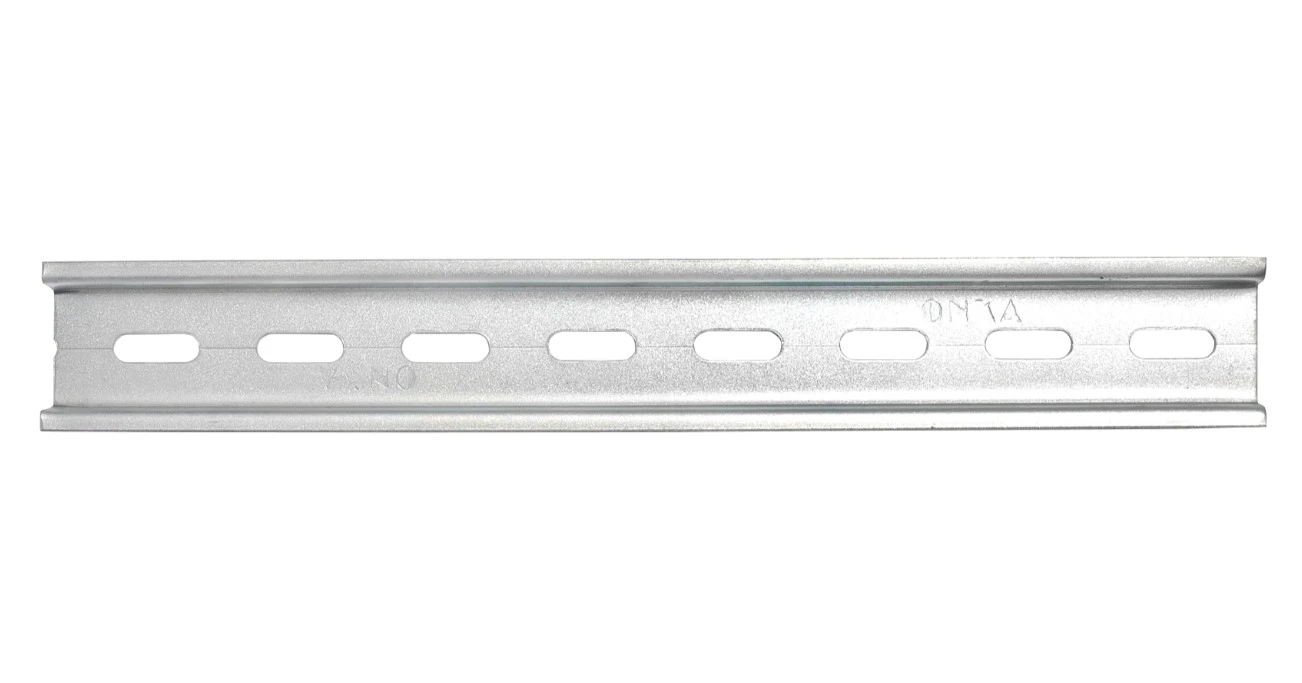 35x7,5 DELİKLİ GALVANİZ KAPLI DIN MONTAJ RAYLARI, 30CM - Ürün Görseli
