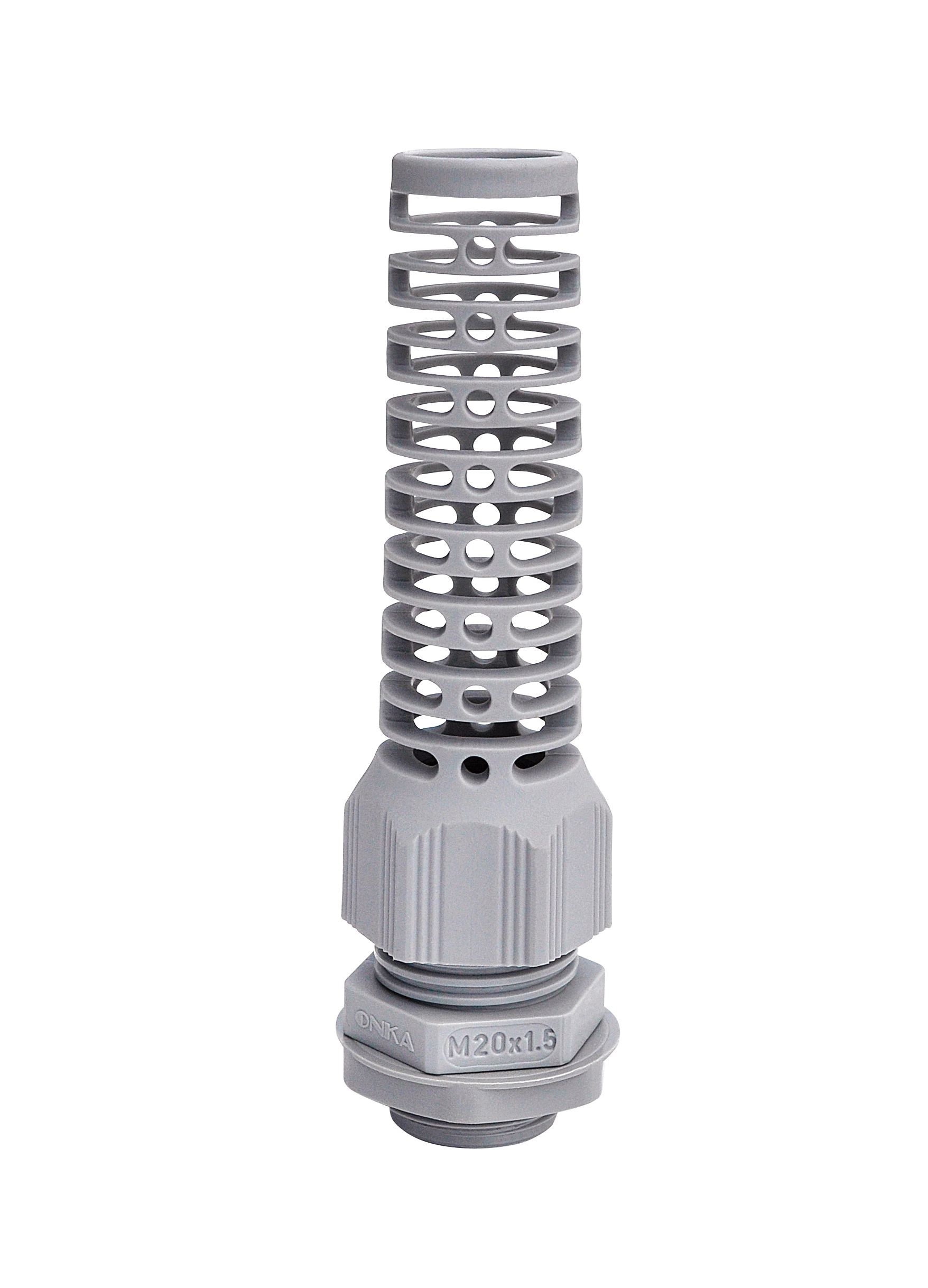 PG-21 SPİRAL KABLO RAKORU IP68 GRİ - Ürün Görseli